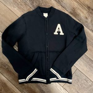 Abercrombie kids varsity zip up